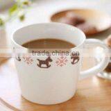 High-grade Romantic Handpaingting Bone China Hot Coffee Cup With Lovely Design thumbnail-1