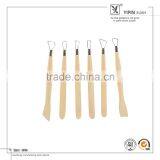 Wholesale 6pcs Wooden Handle Pottery And Clay DIY Tools thumbnail-1