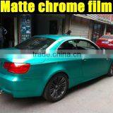Tiffany Blue Matt Chrome Ice Car Body Wrap Heating Vinyl Film1.52x20M Factory Wholesale Directly thumbnail-4