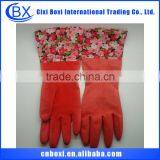 China Wholesale Skid Resistance Flock Lined Household Glove,latex Glove,work Glove thumbnail-1