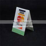 Custom Acrylic Hotel Sign Holder Acrylic Payment Sign Holder Display thumbnail-1