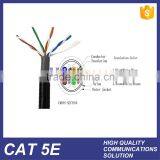HUIYUAN Waterproof Black UTP Cat5e Outdoor 155Mbps ISDN and ATM Network Cable