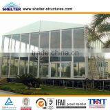 10x10m Double Decker Tent Made by Shelter Structure Tent Factory thumbnail-1
