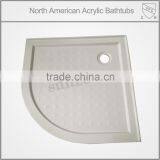 North America AUS market UPC/cUPC certified tile flange shower tray, 2 side aclove tile flange shower tray, bath tray