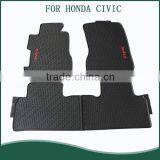 Factory Wholesale Custom Branded Logo Car Floor Mats For HONDA CIVIC Cars