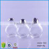 Clear Round Empty Liquid Glass Bottles 13ml With Child Proof Cap thumbnail-4