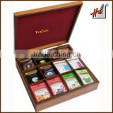 Hot-selling wooden Christmas tea gift boxes HCGB8074