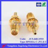 RPSMA Female Body With Male Pin for RG178 Cable Bulkhead