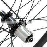 Hot Sale!38mm Tubuless u Shape Carbon Wheels With Carbon Body Hubs, 700C Road Carbon Wheels 25mm Wide thumbnail-3