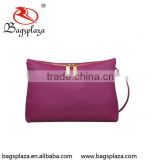Alibaba China OEM Factory Purple PU Leather European Style Cheap Designer Ladies Purses