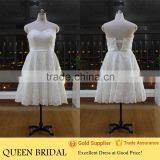 Real Sample Sweetheart Short Lace Plus Size Wedding Dress Patterns