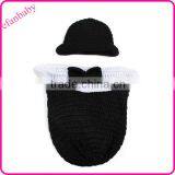 2015 Handmade Crochet Lovely Newborn Baby Boy Outfits Photo Props thumbnail-2