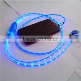Visible Flashing Glowing LED Light UP Cable In-Ear Wired 3.5mm Jack Stereo Glow Earphone