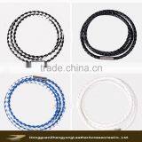 Fashion Men's Woven Bracelet Rock Male pu Leather Bracelets