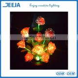Novelty Lighted Christmas/Party Decorations Vase Light Led Fiber Optic Flower Light
