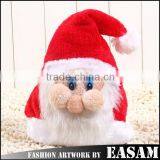 Santa claus hat,luxury christmas plush santa hat,flannelette santa hat