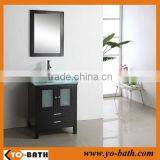 Vessel Sink Bathroom Cabinet Unit With Glass Countertop thumbnail-1