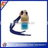 hot selling hanging in car glass perfume bottle