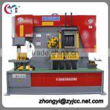 Hydraulic Combined Punching and Shearing Machine , Ironworker Machine for Steel Punching and Cutting thumbnail-1
