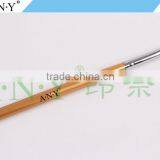 ANY Nail Art Beauty Care Golden Wood Handle Flat UV Gel Finger Brush Nail Art thumbnail-4