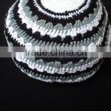 100% Cotton Hand Knitted Crochet Jewish Kipa, Yarmulka,Yarmulkes,Jewish Religious Judaica Skullcap thumbnail-4