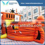 Small Mini Pirate Ship Bounce House , Pirate Ship Playground