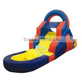 pvc tarpaulin inflatable water slide parts with pool