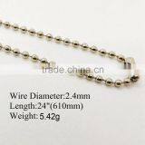 High Quality Electroplating Iron Bead Chain thumbnail-1