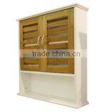 Wooden MDF wall cabinet bamboo door bathroom furniture cabinet