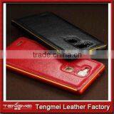 pu Leather Vertical case cover for mobile phone Huawei Ascend Mate