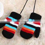 MS80125C Kids Winter Stripe Design Cute Thermal Gloves thumbnail-5