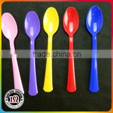 Hard Disposable Plastic Spoon In Colors