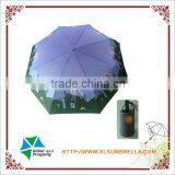 Heat Transfer Printing Automatic Windproof Umbrella thumbnail-2