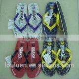 663 LOULUEN New Design EVA Slippers Men Beach Flip Flops With Logo