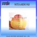 2014 New Design Peach Sticky Note