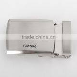 Company Logo Plain Flat Metal Belt Buckle Backs Easy Release thumbnail-3