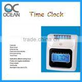 Electronic Time Recorder With Digital Muslim Prayer Time Wall Clock and Time Recording thumbnail-3
