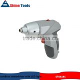 3.6V electric cordless screwdriver with LED light