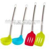 Food Grade Silicone Utensils With Stainless Handle Fashion Design thumbnail-1