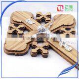 Christian Art Gifts Holy Cross Wood Design thumbnail-3