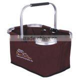 Polyester Collapsible Market Basket With Pocket thumbnail-6