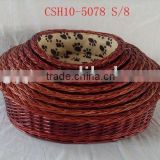 new style of willow pet basket