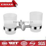 European Style Wall Mouny Glass Double Tumbler Cup Holder thumbnail-1
