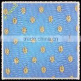 mesh fabric golden thread fabric for garment table cloth