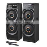 Bluetooth Speaker for Stage Outdoor With Remote and Wireless Mic and Led Light YY-104 thumbnail-2