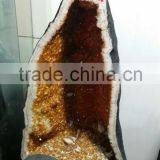 Nature Beautiful Citrine Geode Crystal for Healing
