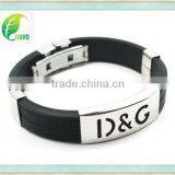 Excellent Silicone Negative Ion Metal Wristband thumbnail-1