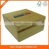 Custom Advertising Loose Leaf Memo Pad,note Cube in Wooden Box thumbnail-3