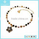 2015 New Fashion Famous Brand Charm Necklace With Flower Pendant thumbnail-1