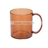 9oz AS Plastic Mug With Color and Handle thumbnail-1